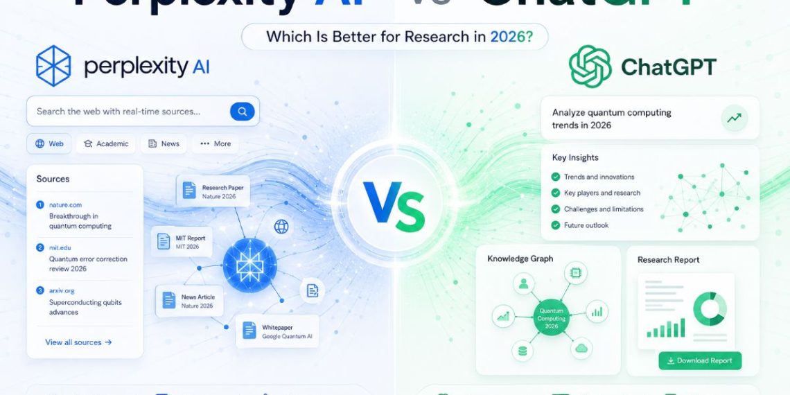 Perplexity AI vs ChatGPT Which Is Better for Research in 2026